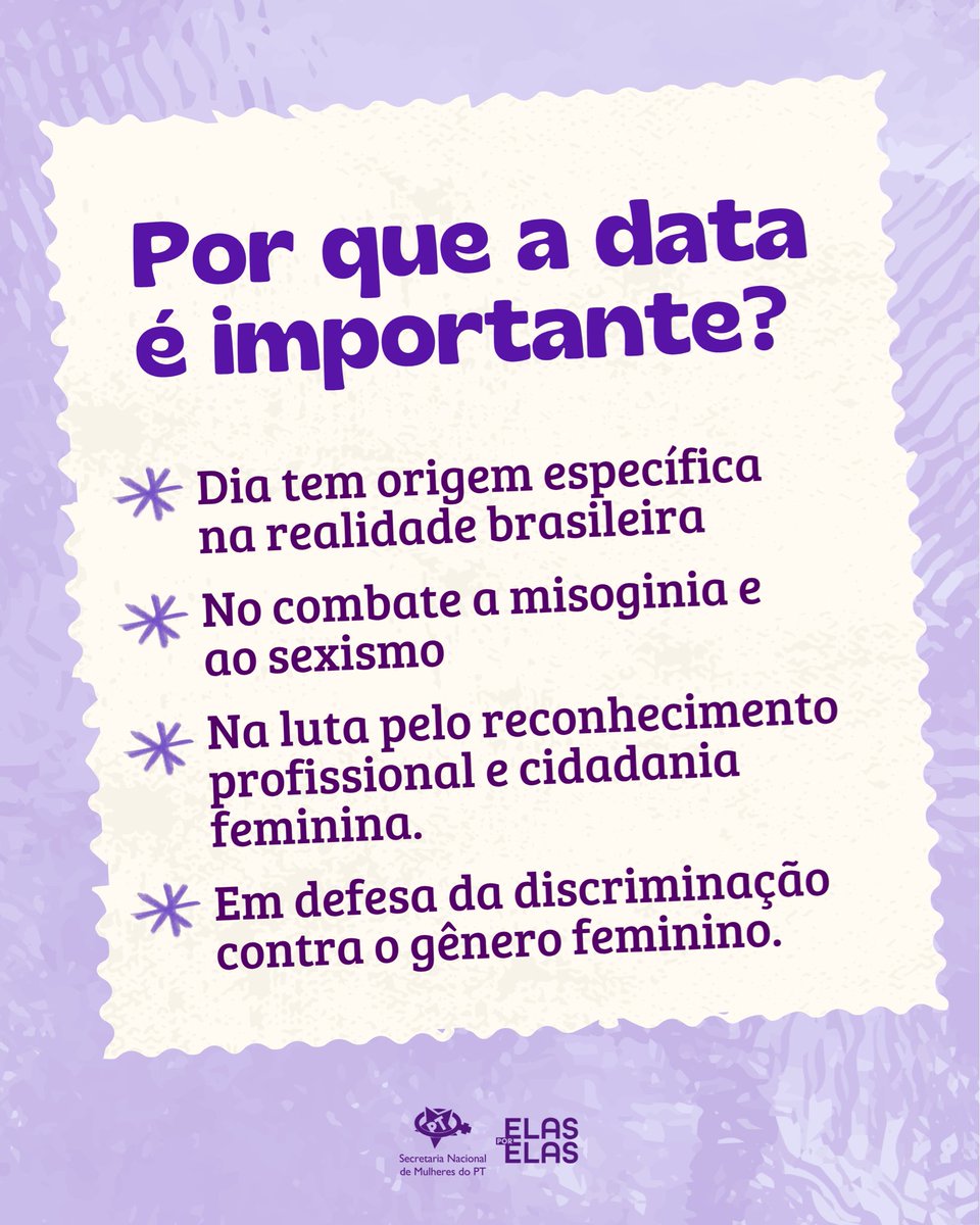 Secretaria Nacional de Mulheres do PT tweet media