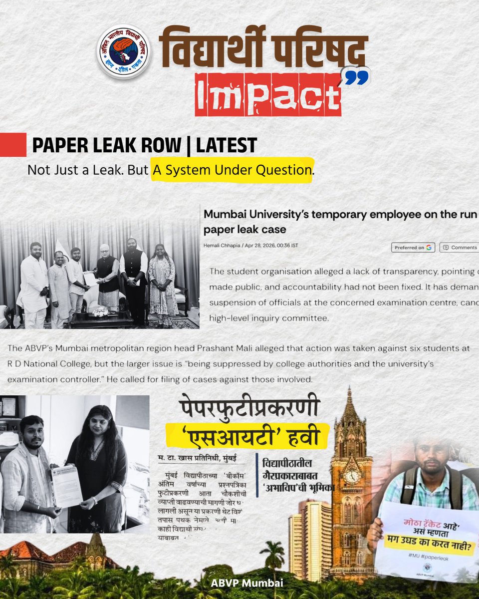 ABVP Mumbai tweet media