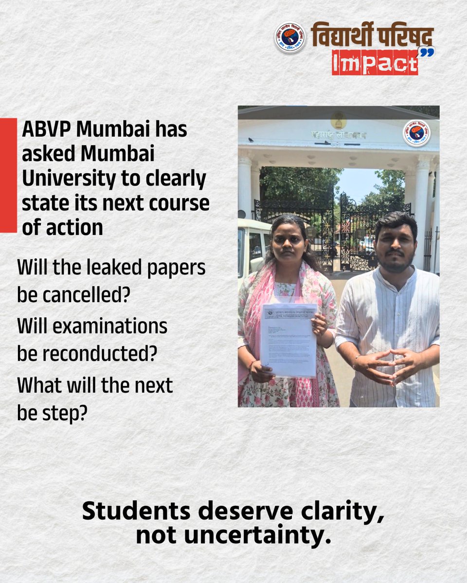 ABVP Mumbai tweet media