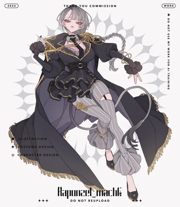 【 𝐖𝐨𝐫𝐤 】 怠魔ベルフ様()のパネル開け用イラストを制作させていただきました ありがとうございます!