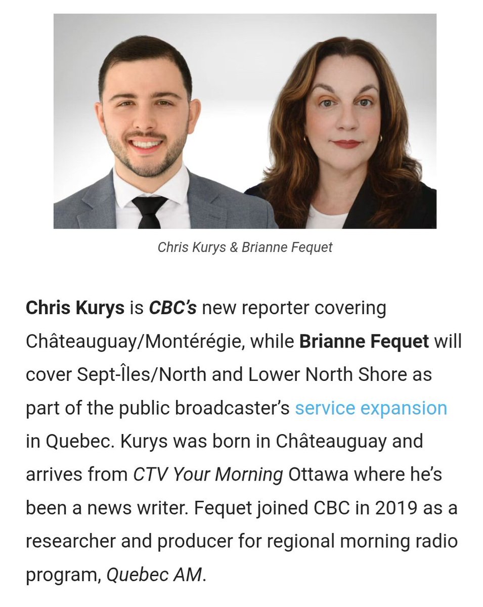 CSportsMedia's tweet image. As seen in Broadcast Dialogue, congrats to @chriskurys for his new position with CBC and to @kayla_grey who will be ushering in a new era for the WNBA with Amazon Prime. 

#sportsmedia #alumniinaction