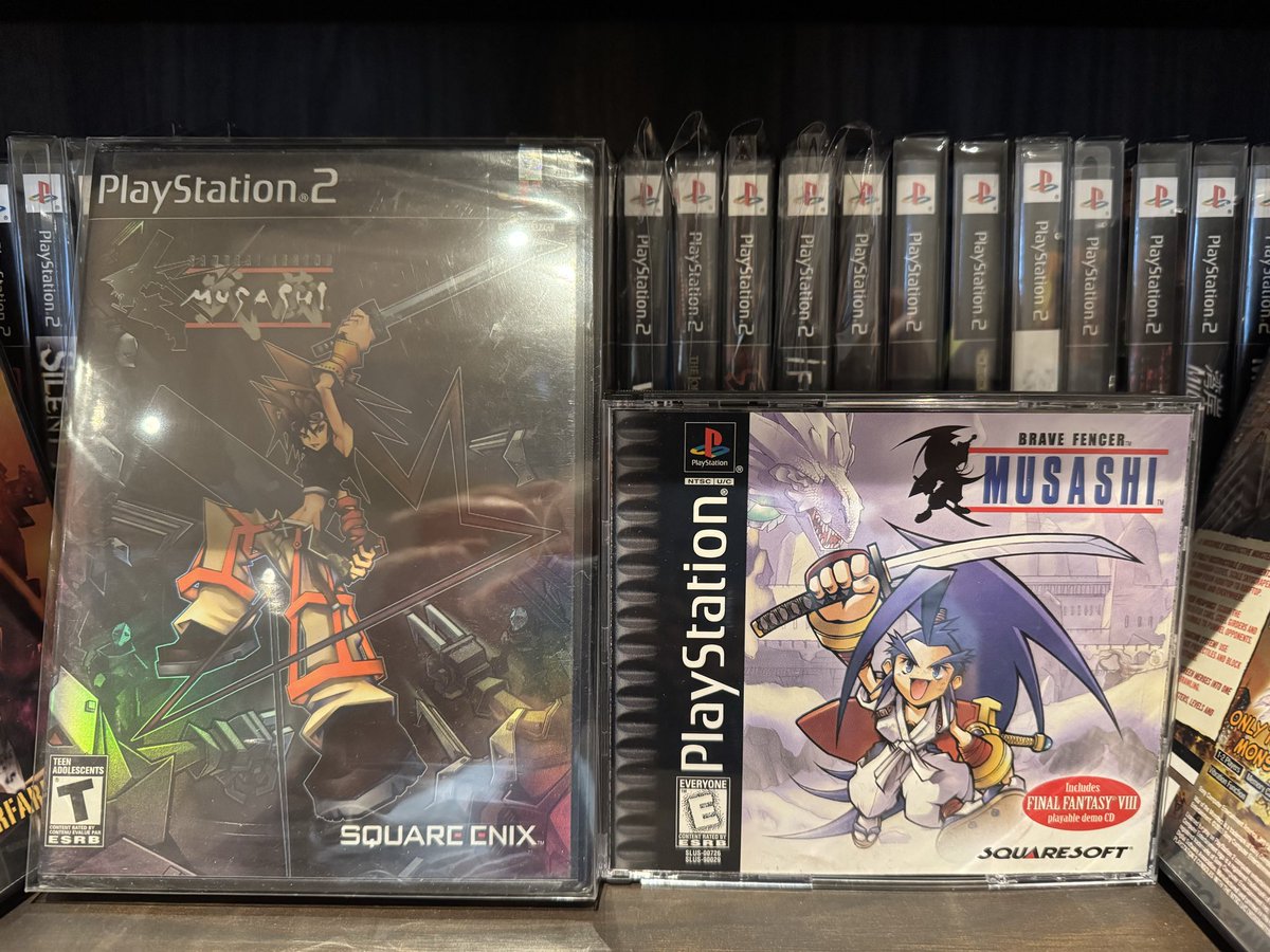 AhmedAlyousif's tweet image. Musashi … Part of my collection 
#playstation
#ps1
#ps2
#ps5
#games
#gaming