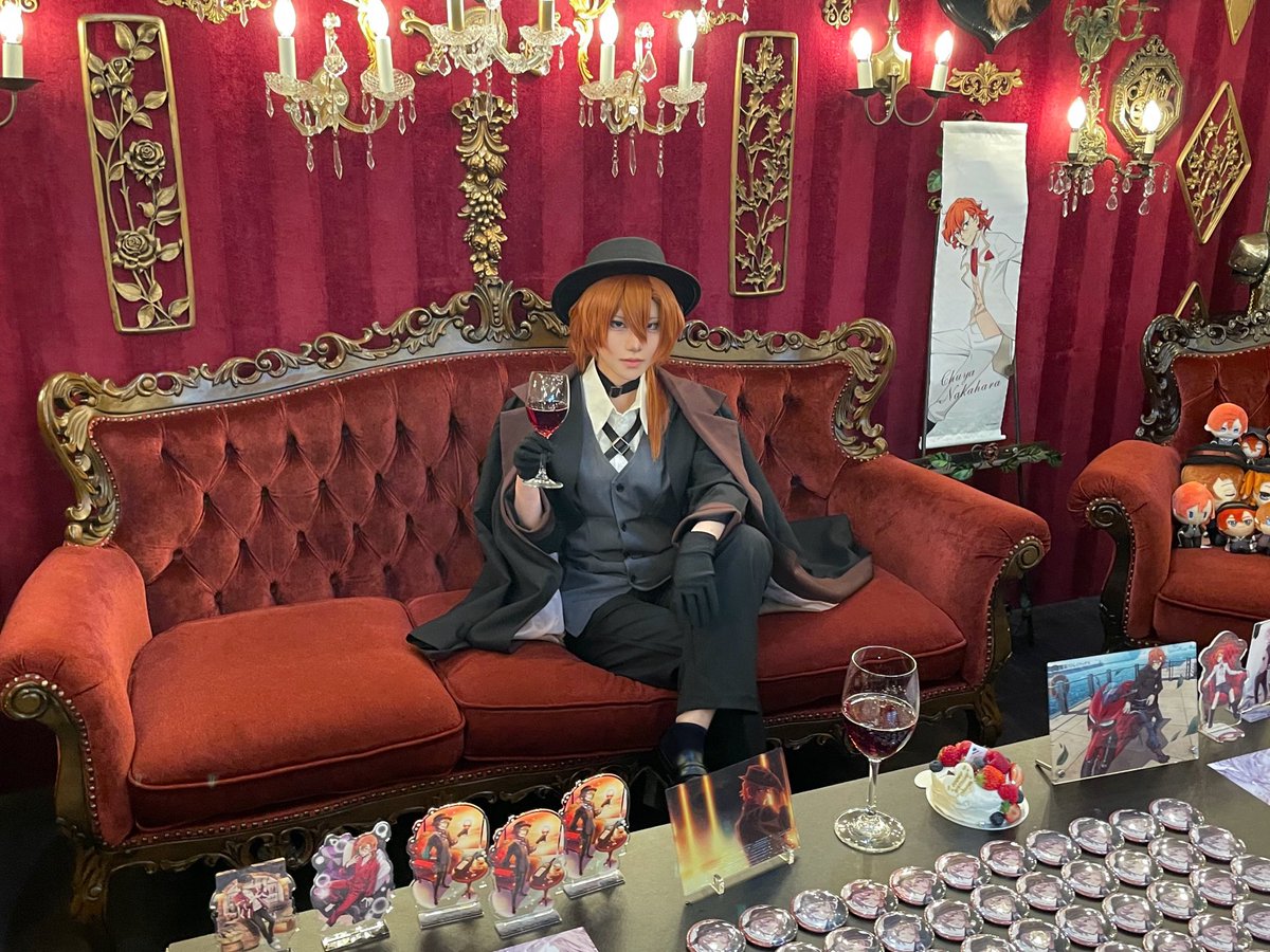ch2suki_'s tweet photo. ⚠️文スト🎩cosplay

♡

♡

♡

♡

仲良くしてくれているコスプレイヤーさんも来てくださったので日付は回っちゃったけどぜひ見てってください😭
お顔が天才すぎる😿😿カフェも付き合ってくれてありがとう😻

#文ストcosplay https://t.co/7wz8UqBCcC
