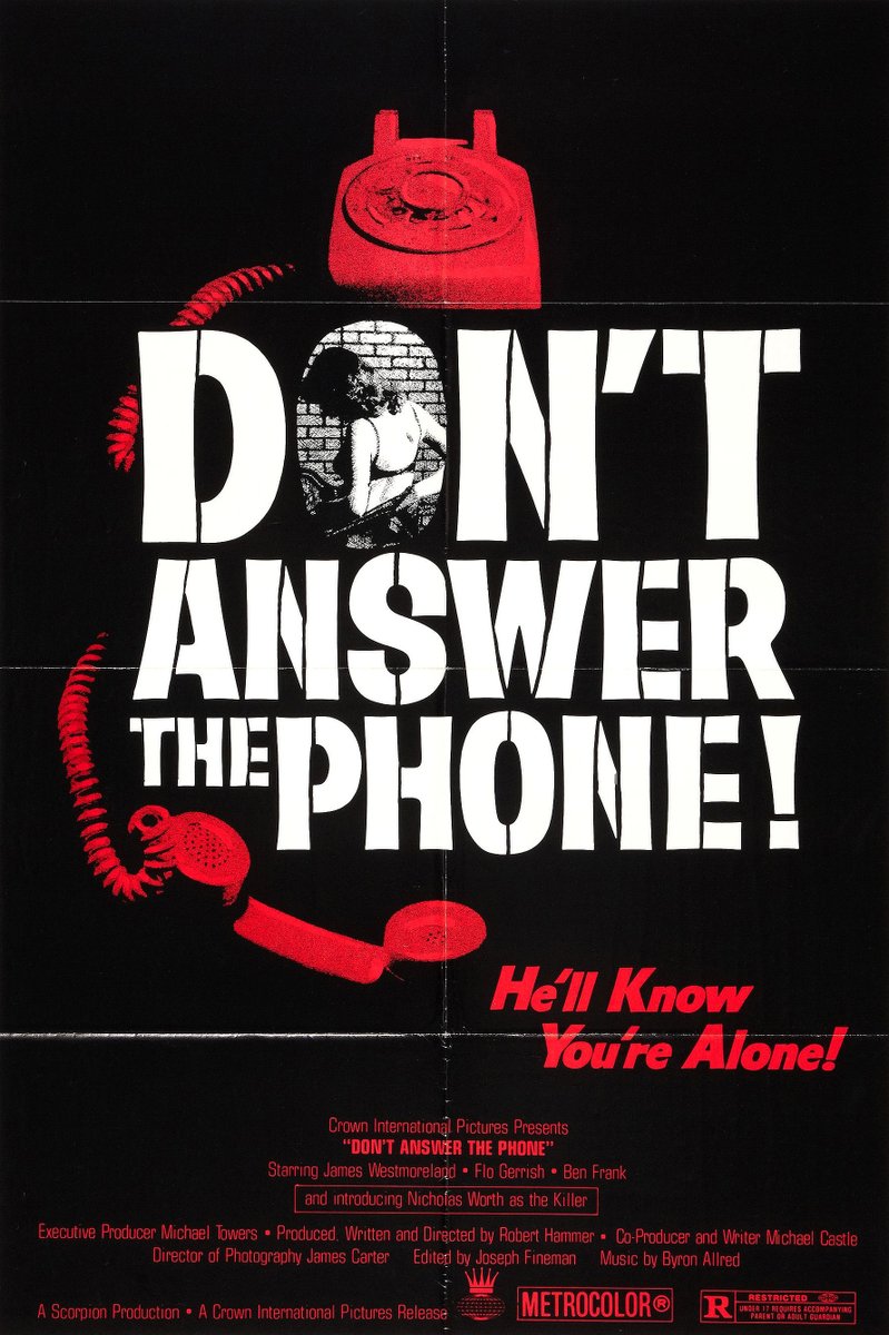 JamesHollaman's tweet image. All the shots in Don't Answer the Phone! (1980) of the killer on the prowl on the streets of Los Angeles were filmed without permits. #TheGoreYouKnow #MutantFam