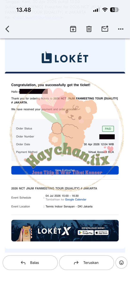 HAYCHANTIX | JASWAR JASTIP TIKET KONSER tweet media