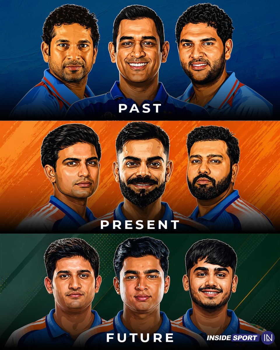 InsideSportIND's tweet image. The past, present &amp;amp; future of Indian cricket in ODIs 🐐🐐🐐

#IndianCricket #ViratKohli #RohitSharma #InsideSport #Cricket