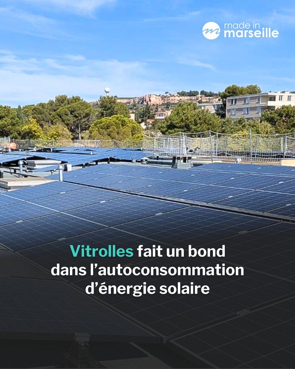 MadeMarseille's tweet photo. ☀️ À Vitrolles, sept sites municipaux sont dorénavant alimentés en énergie solaire qu’ils produisent eux-mêmes.
➡️ https://t.co/GXxz2xcXMD https://t.co/GhEzBiLaJI