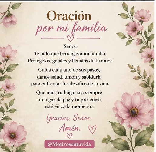 Motivosentuvida's tweet image. Oración por mi familia.... 🙏🙏🙏🙏
#Jueves
#FelizJueves
#FraseDelDía 
#BuenosDías 
#BuenosDíasATodos