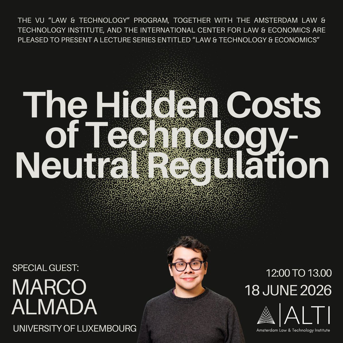 alti_VU's tweet photo. Abstraction in regulation is rarely neutral.

Marco Almada shows how technology-neutral rules concentrate power in a few public and private hands, often at the expense of accountability.

Moderated by @ProfSchrepel.

Join us 👇
https://t.co/1vhHOxUMyz https://t.co/yVBDLGKv40