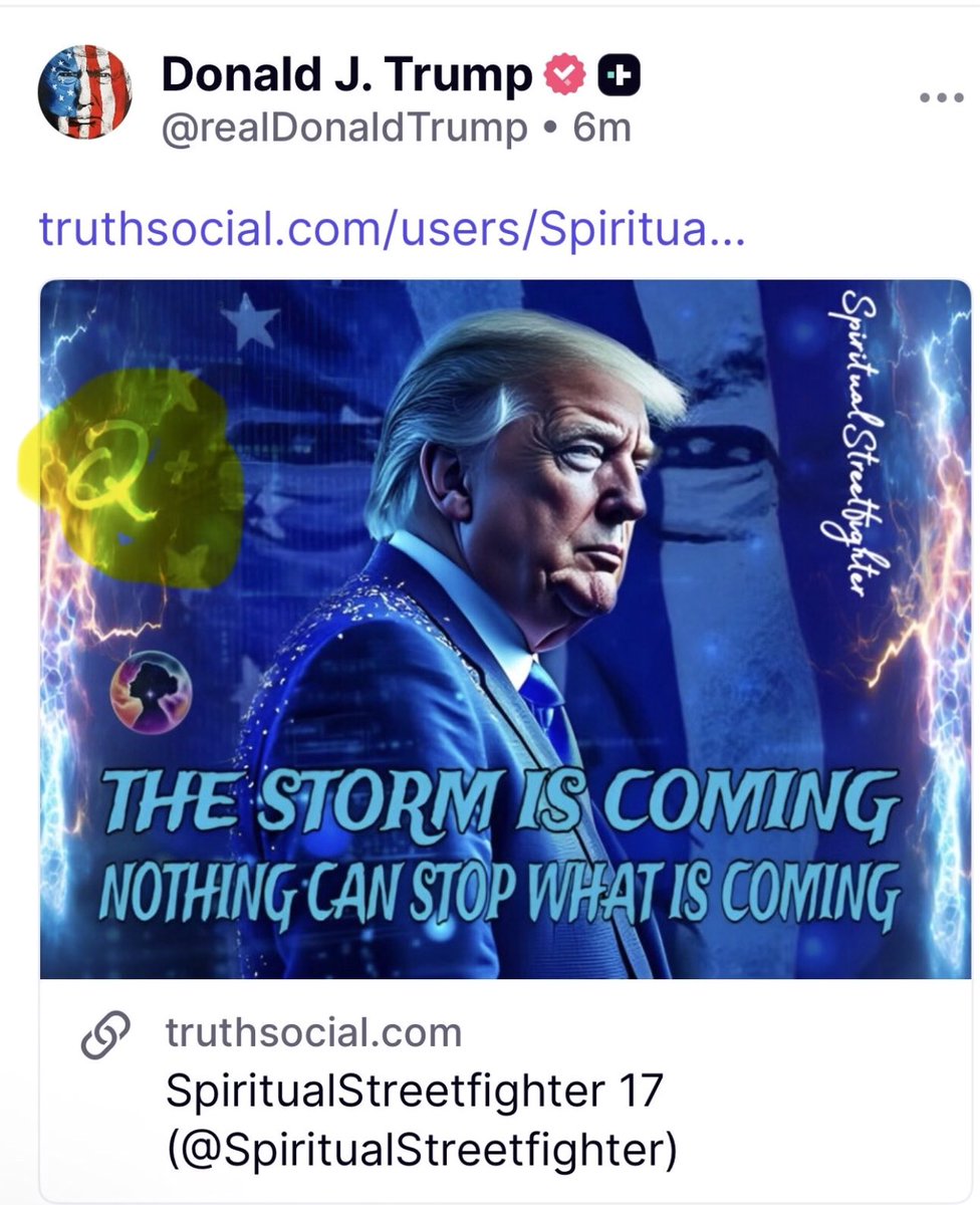 MaryCeleste1111's tweet photo. GREAT TWEET MR PRESIDENT… Q+ 🤔 😁
THE STORM HAS BEEN HERE AND WE DONT STOP TIL WE TAKE BACK OUR WORLD.
THIS IS OUR PLANET… OUR WORLD
#citizensoftheworld
#HeavenOnEarth https://t.co/Ssmeyp3BRx
