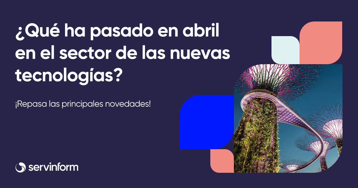 Servinform's tweet image. ¿Quieres estar al día de la actualidad de los principales sectores del mercado? Te traemos noticias sobre la transformación digital del sector público, el asegurador y el energético. ¡Descúbrelas! 👇🏻

#Servinform #SmartBusiness #Noticias