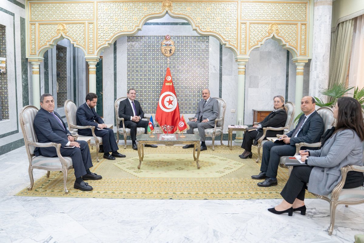 Tunisian Minister of Foreign Affairs, Mr. Mohamed Ali Nafti, received Tural Rzayev, Ambassador Extraordinary and Plenipotentiary of the Republic of Azerbaijan to the Republic of Tunisia, resident in Algeria.