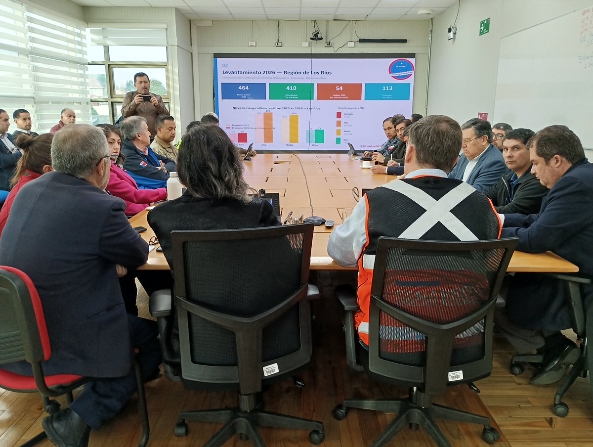 Senapred Los Ríos tweet media