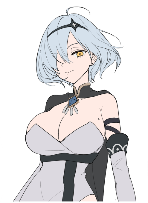 立ち絵風ルルディさんwip🗡️ 