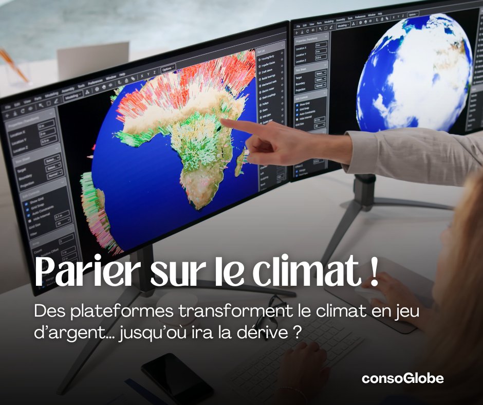 consoglobe's tweet image. Canicules, sécheresses… certains parient dessus. Oui, vraiment. 😳
Le climat devient un terrain de spéculation. Jusqu’où ira-t-on ?
#Climat #Environnement
➡️ consoglobe.com/parier-catastr…
