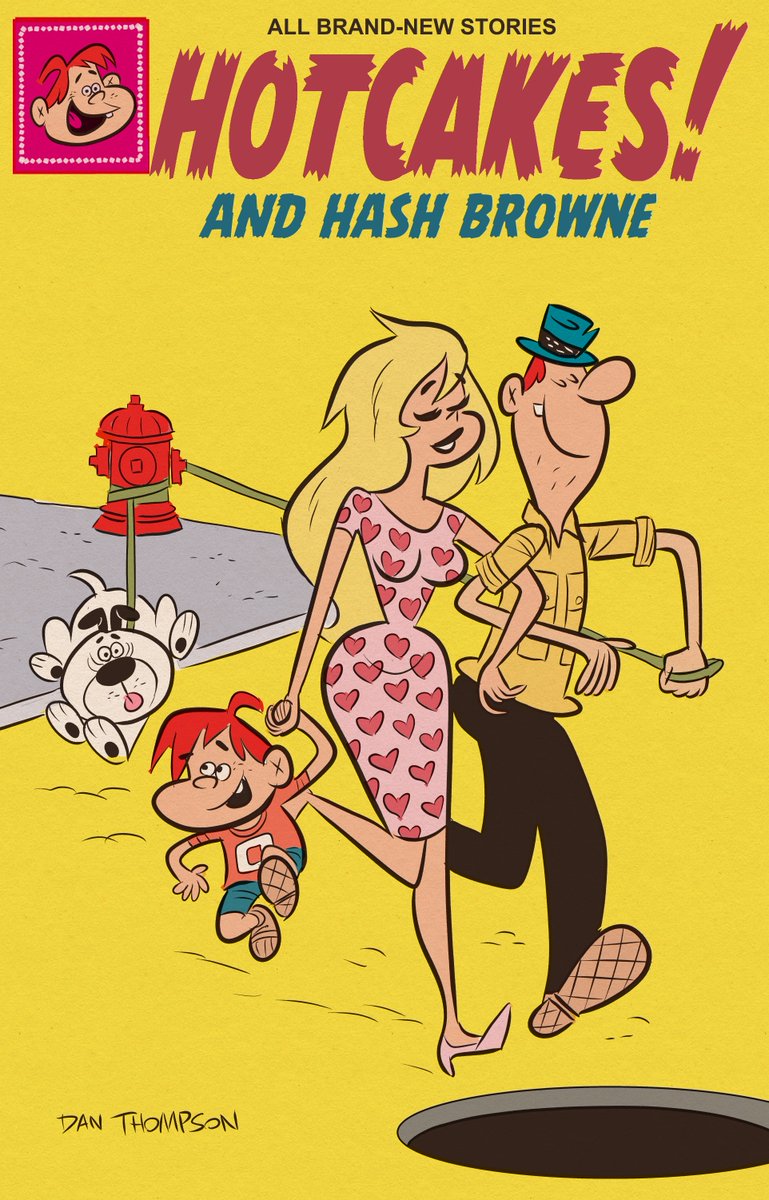 Thompsoncomics's tweet photo. Goofing around with a Hotcakes and Hash Browne Cover idea. https://t.co/5YQRCWo4oM