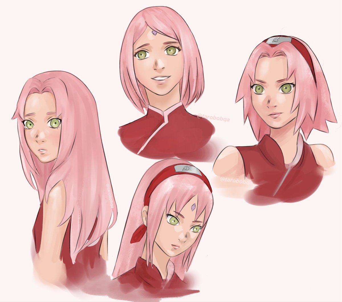 tarobobqa's tweet image. Sakura and her beautiful hair ^.^ #naruto #artmoots