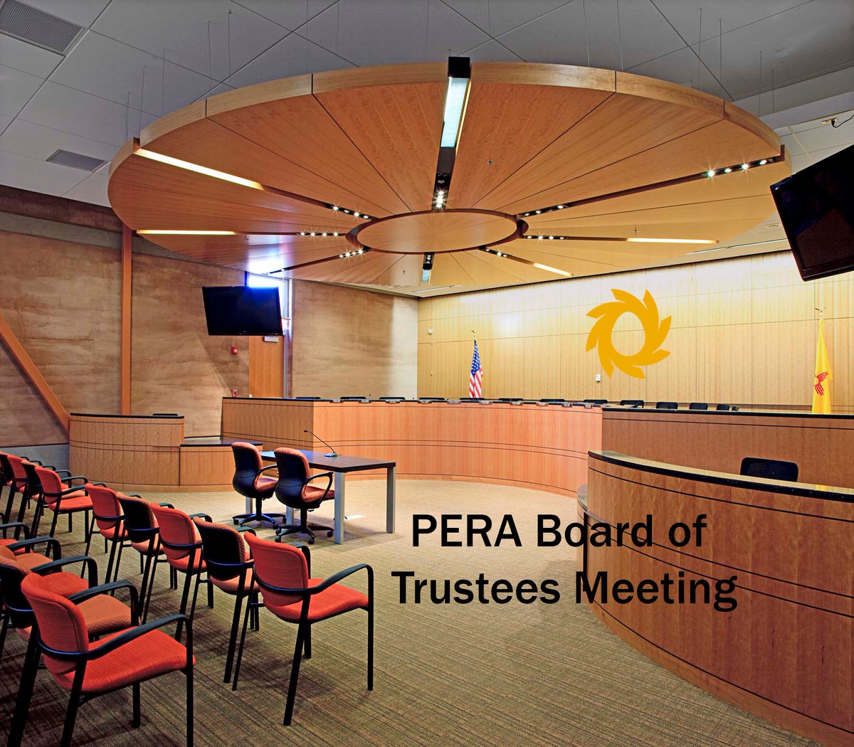 PERANEWMEXICO's tweet photo. Please join us for the PERA Board of Trustees meeting today.  Visit https://t.co/ck92K6i4Rg  to learn more. https://t.co/JDcPitqNE5