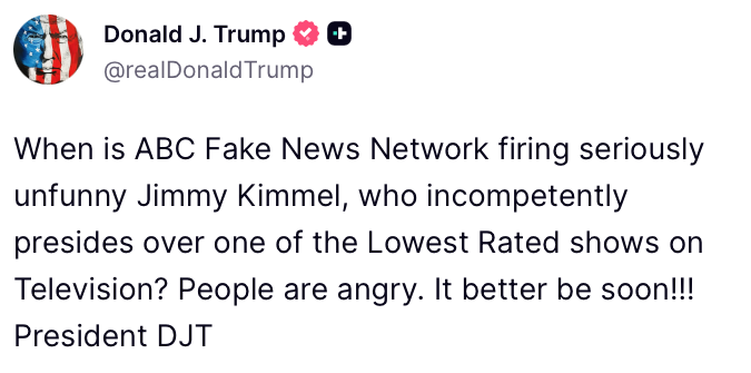 The White House tweet media