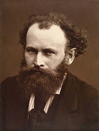Learnhistory33's tweet photo. #Efemérides Un día como hoy pero del año 1883 muere en París (Francia) Edouard Manet, pintor francés, a caballo entre el realismo y el impresionismo y que no quiso ser identificado con el movimiento impresionista. https://t.co/fZjehMRHZC