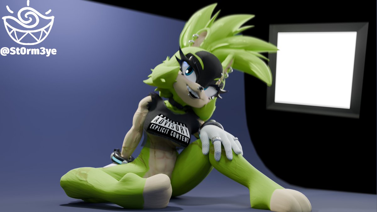 St0rm3ye's tweet image. Yes... Still testing the model
#sth #surgethetenrec #SonicTheHedgehog #NSFW
