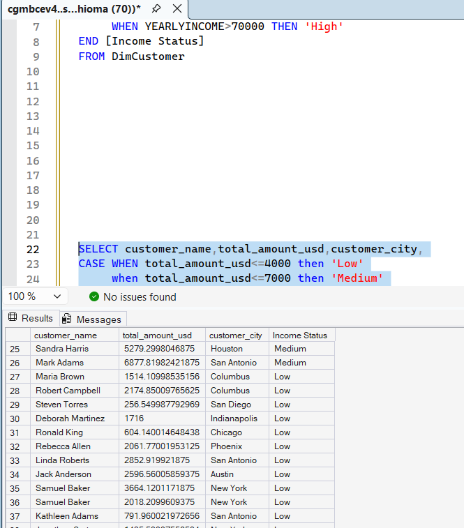 HelveesS's tweet image. Today is a good Day
 No Error message today, I must be doing something right.  

Yesterday they started Python in my Cohort but I'm still on SQL, well everybody goes by their own pace i guess
@TechSphereAcad

#sql #LearningInPublic #DataAnalytics