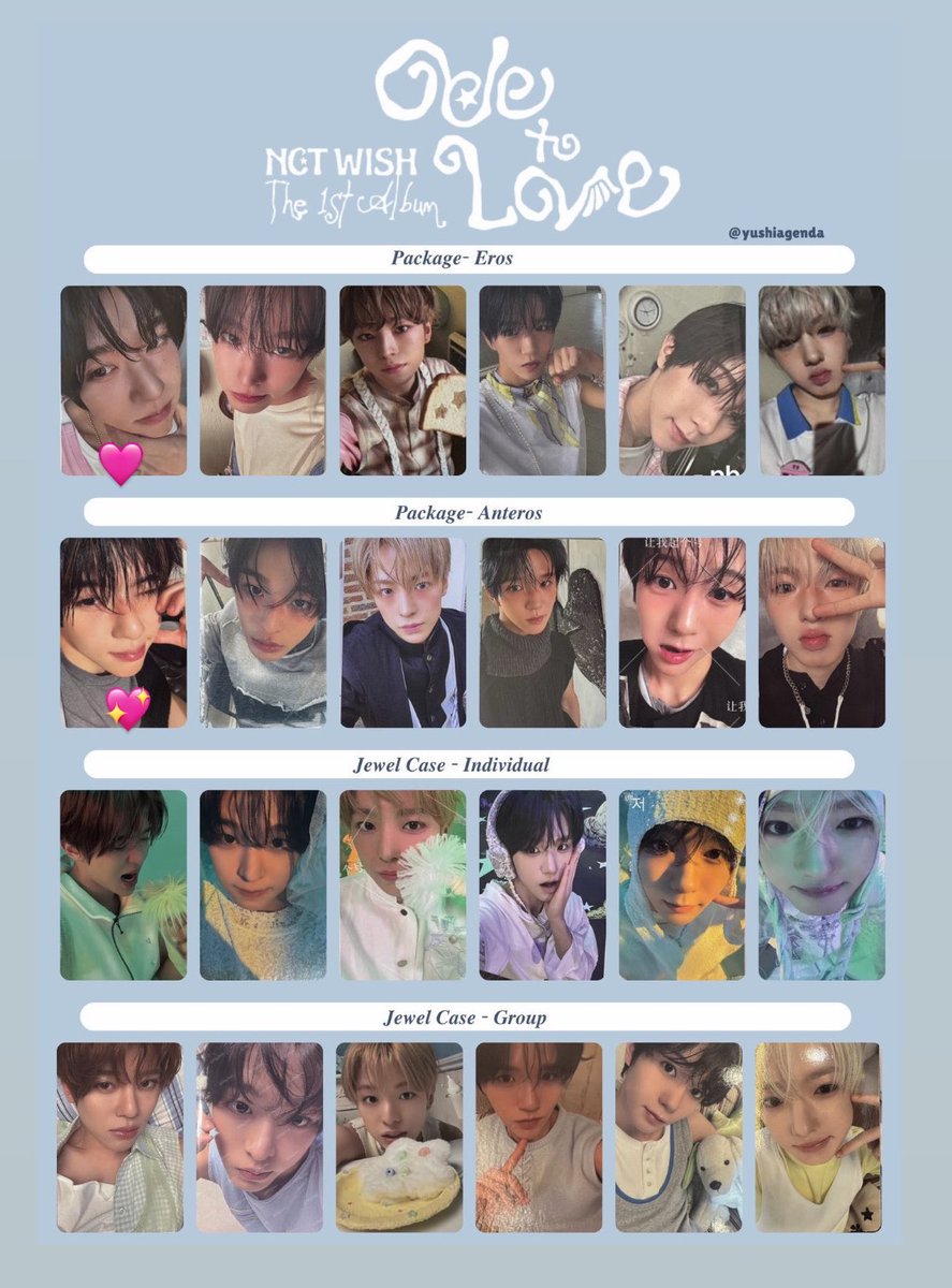 ai__w__zen's tweet photo. NCT WISH  nctwish  OdetoLoveトレカ 
交換　ウィシ

譲 写真のもの

求 SION シオン　画像のもの💖>>>🩷
基本同種希望🙋🏻‍♀️
       
郵送交換希望です！
お気軽にお声掛けください🌷
#nctwish #nctwish交換
#ウィシ交換 #ウィシ https://t.co/vnwtaXINSq