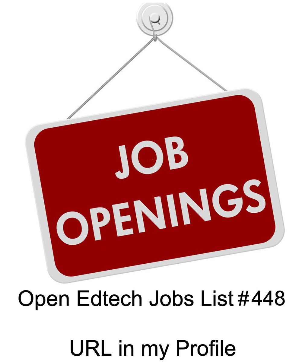JoshoJpatterson's tweet image. Edtech Jobs List #448  

If you're looking for a job in Edtech, the companies listed in the Google Doc are hiring.  

I post new lists every week on X, Bluesky and Instagram  2 days before I also share the jobs on LinkedIn. 

 tinyurl.com/mr25tpw4 

#Jobs #hiring