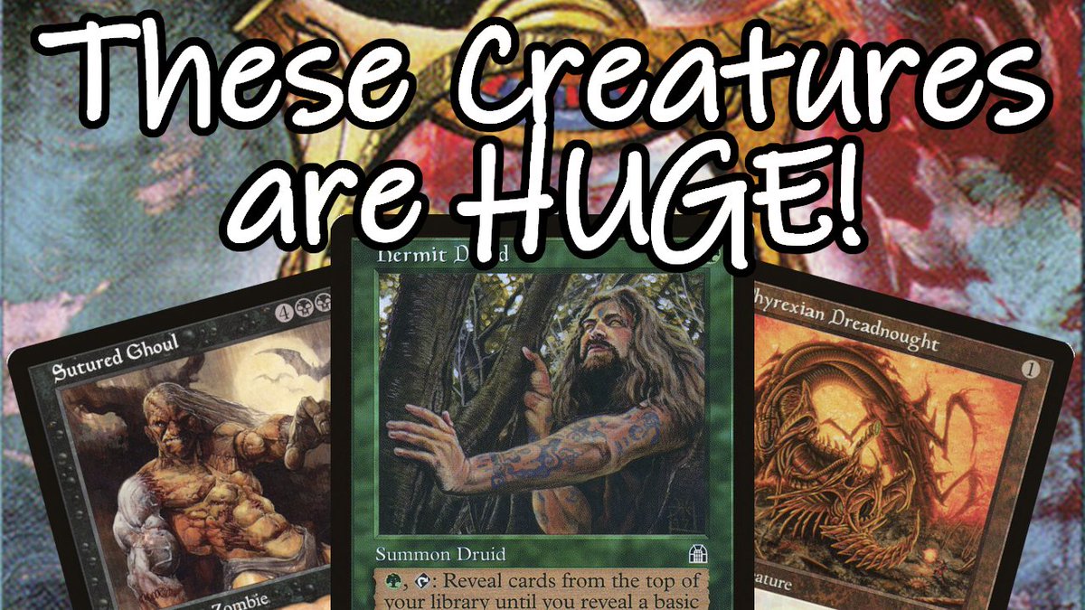 I like big creatures and I cannot lie.  New video is live!
youtu.be/ixSDnefGbtQ
