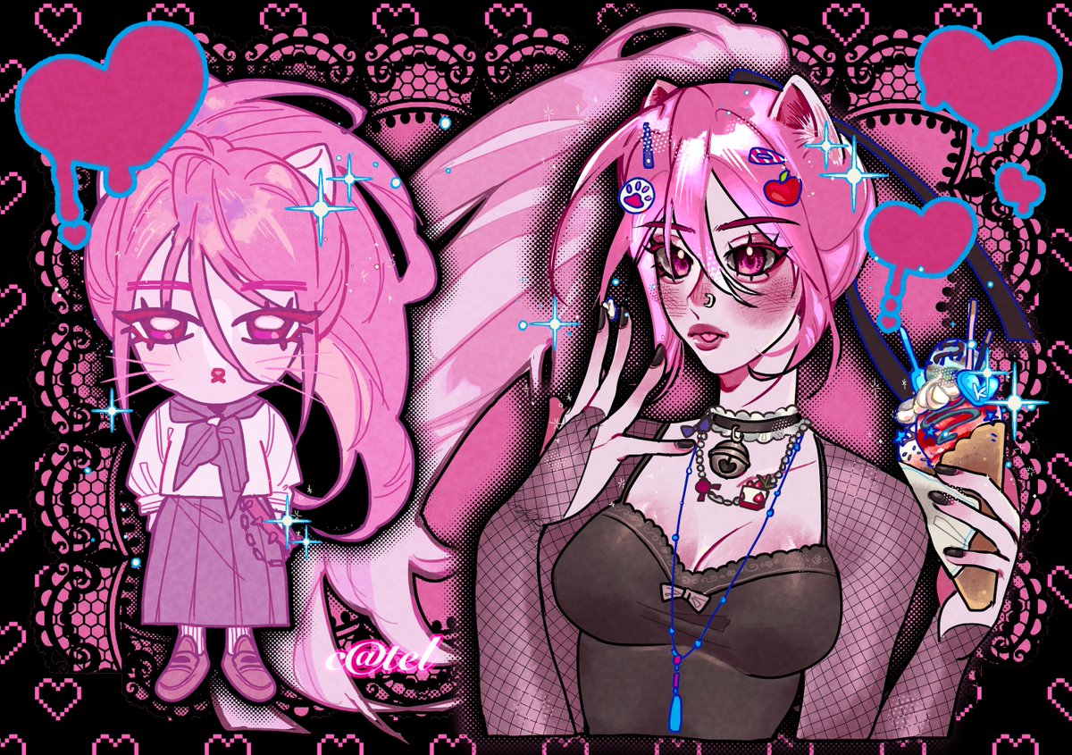 catel0rkecap's tweet photo. cake ice cream  ( ๑>؂•̀๑  )🍨~ #oc #cf22 https://t.co/LvXOkVB1IH