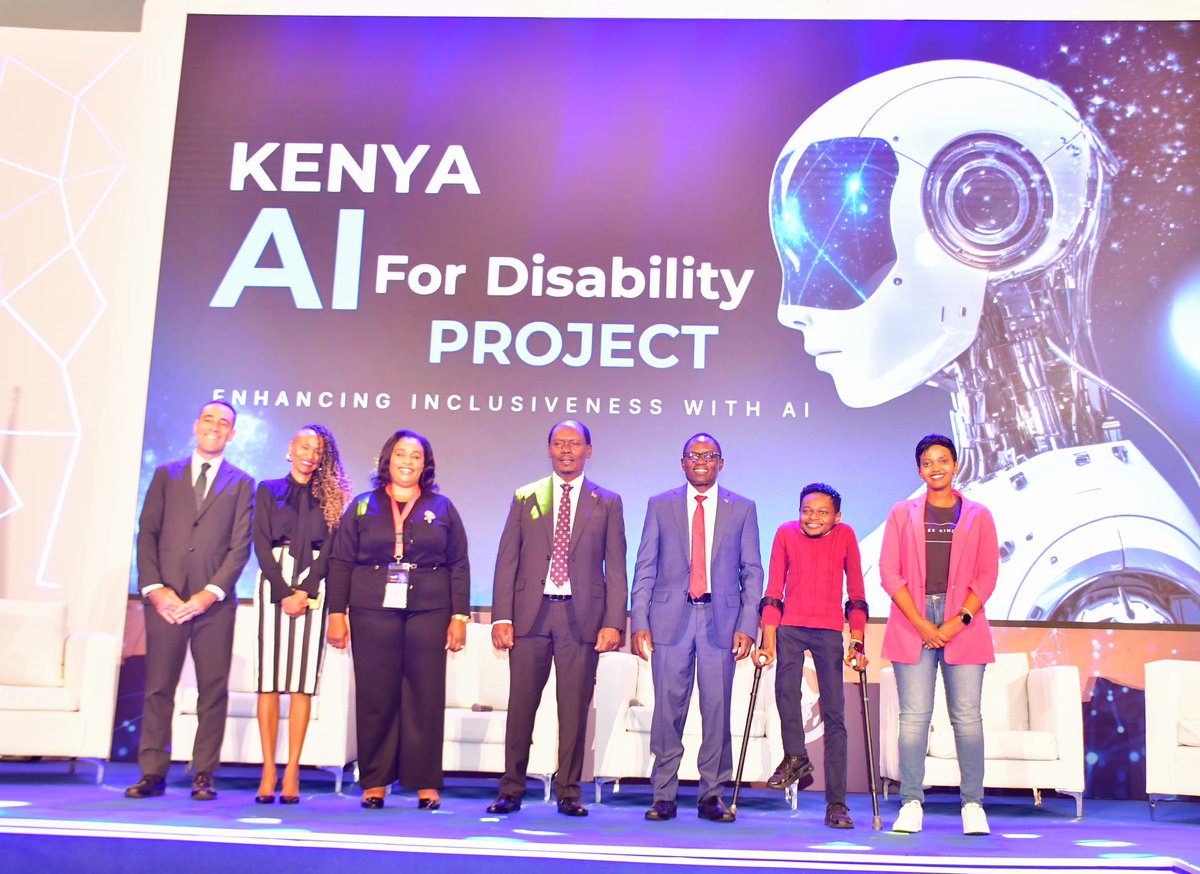 HuaweiKenya's tweet photo. The Ministry of Information, Communications and the Digital Economy, in partnership with key ecosystem players including Huawei officially launched the Kenya AI for Disability Project at the 15th Connected Africa Summit 2026 in Nairobi, marking a major step toward inclusive digital transformation.

The initiative brings together a strong coalition of partners, including the State Department for Broadcasting and Telecommunications, the Kenya Institute of Special Education, Qhala, Assistive Technologies for Disability Trust (AT4D), and inABLE, demonstrating a unified, multi-stakeholder approach led in collaboration with the Ministry to drive impact at scale.

With participation from stakeholders across over 12 African countries, the project reflects a growing commitment to making Artificial Intelligence accessible and impactful for persons with disabilities unlocking opportunities in skills development, innovation, and participation in the digital economy.

Aligned with the TECH4ALL initiative, this partnership reinforces a shared commitment to ensuring no one is left behind as digital transformation accelerates.

We also commend the students who participated in the AI for Disability Hackathon 2024. Your creativity and problem-solving are exactly what is needed to drive inclusive innovation. Continue refining and scaling your solutions Huawei, together with its partners, remains committed to supporting you in transforming these ideas into viable solutions that can improve lives.

#ConnectedAfrica2026 #Tech4ALL #AIForDisability #DigitalInclusion #Huawei