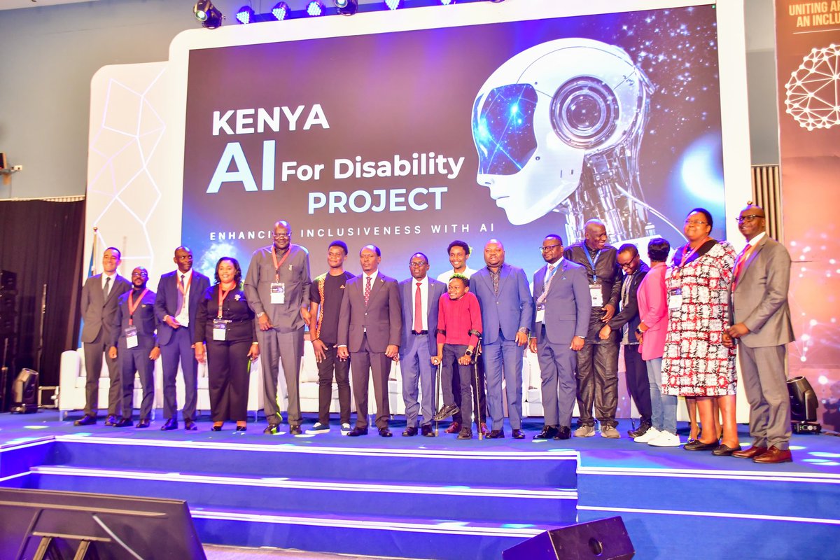 HuaweiKenya's tweet photo. The Ministry of Information, Communications and the Digital Economy, in partnership with key ecosystem players including Huawei officially launched the Kenya AI for Disability Project at the 15th Connected Africa Summit 2026 in Nairobi, marking a major step toward inclusive digital transformation.

The initiative brings together a strong coalition of partners, including the State Department for Broadcasting and Telecommunications, the Kenya Institute of Special Education, Qhala, Assistive Technologies for Disability Trust (AT4D), and inABLE, demonstrating a unified, multi-stakeholder approach led in collaboration with the Ministry to drive impact at scale.

With participation from stakeholders across over 12 African countries, the project reflects a growing commitment to making Artificial Intelligence accessible and impactful for persons with disabilities unlocking opportunities in skills development, innovation, and participation in the digital economy.

Aligned with the TECH4ALL initiative, this partnership reinforces a shared commitment to ensuring no one is left behind as digital transformation accelerates.

We also commend the students who participated in the AI for Disability Hackathon 2024. Your creativity and problem-solving are exactly what is needed to drive inclusive innovation. Continue refining and scaling your solutions Huawei, together with its partners, remains committed to supporting you in transforming these ideas into viable solutions that can improve lives.

#ConnectedAfrica2026 #Tech4ALL #AIForDisability #DigitalInclusion #Huawei