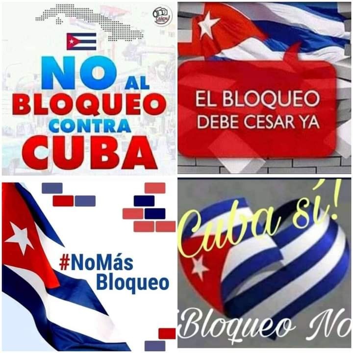 El bloqueo económico, comercial y financiero de EE.UU. a Cuba es la medida de este tipo más larga en la historia moderna.
 No es un "embargo". Es un bloqueo. Y su impacto humano es innegable.
#TumbaElBloqueo
#LaPatriaSeDefiende
#CubaVencerá