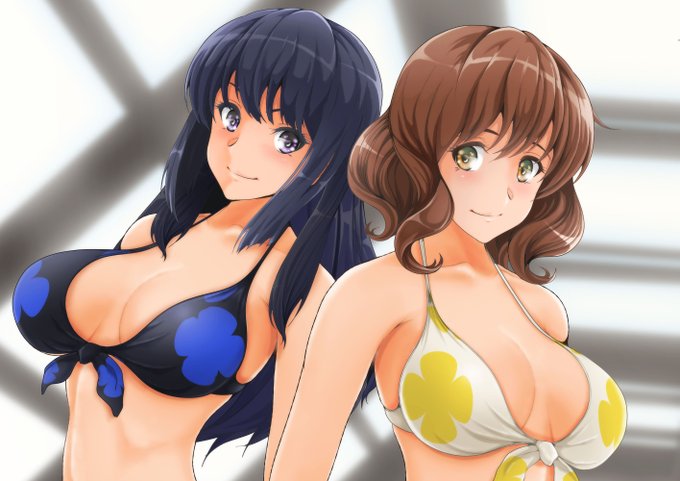 今日も過去絵!
高坂さん黄前さんビキニなのぜ。 