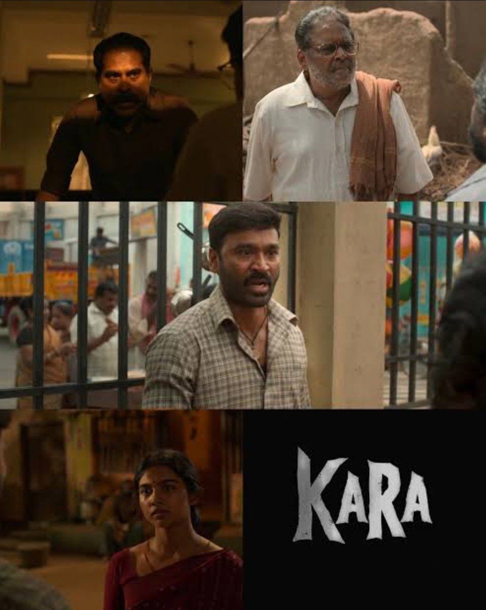 xthirai's tweet photo. #Kara benefits from Dhanush’s performance. Heist scenes and second half add depth. #Suraj suits police role, #KRavikumar strong as father, #Karunas shines. #KaraBlockbuster https://t.co/M7Y8mJiqIm