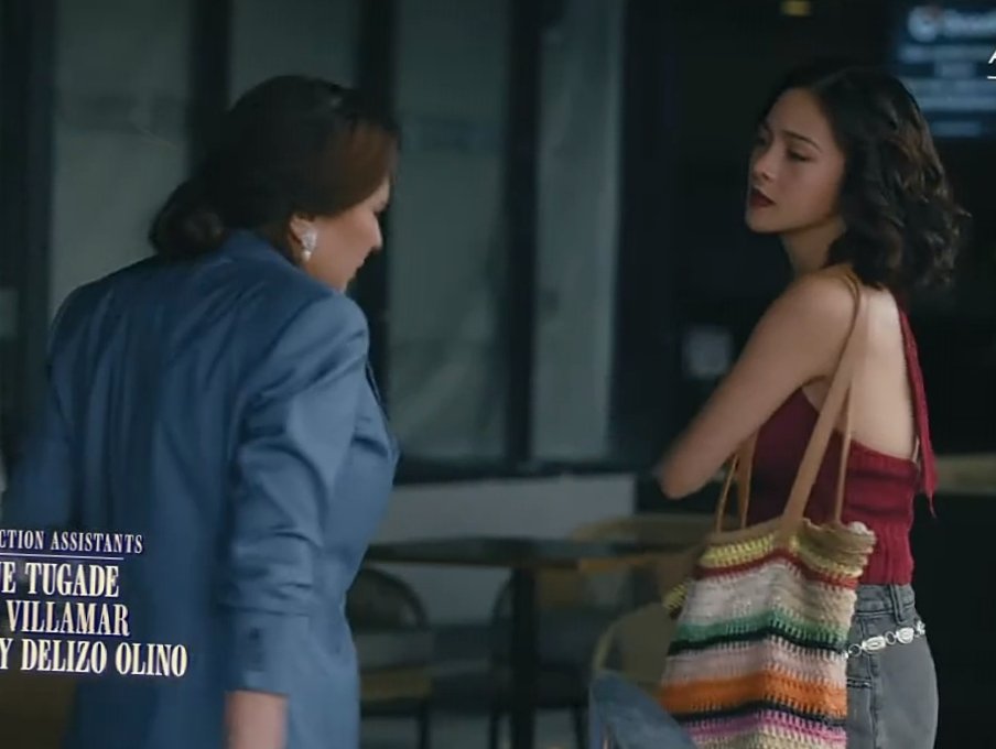 claa1ree's tweet image. grabe? all these Kim Chiu/Stella’s confrontation scenes in just one day? iba ka baks, literal ang bumangga giba!

#TheAlibiThreat #KimPau
