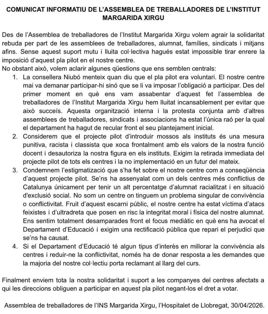 CUP L'Hospitalet de Llobregat tweet media