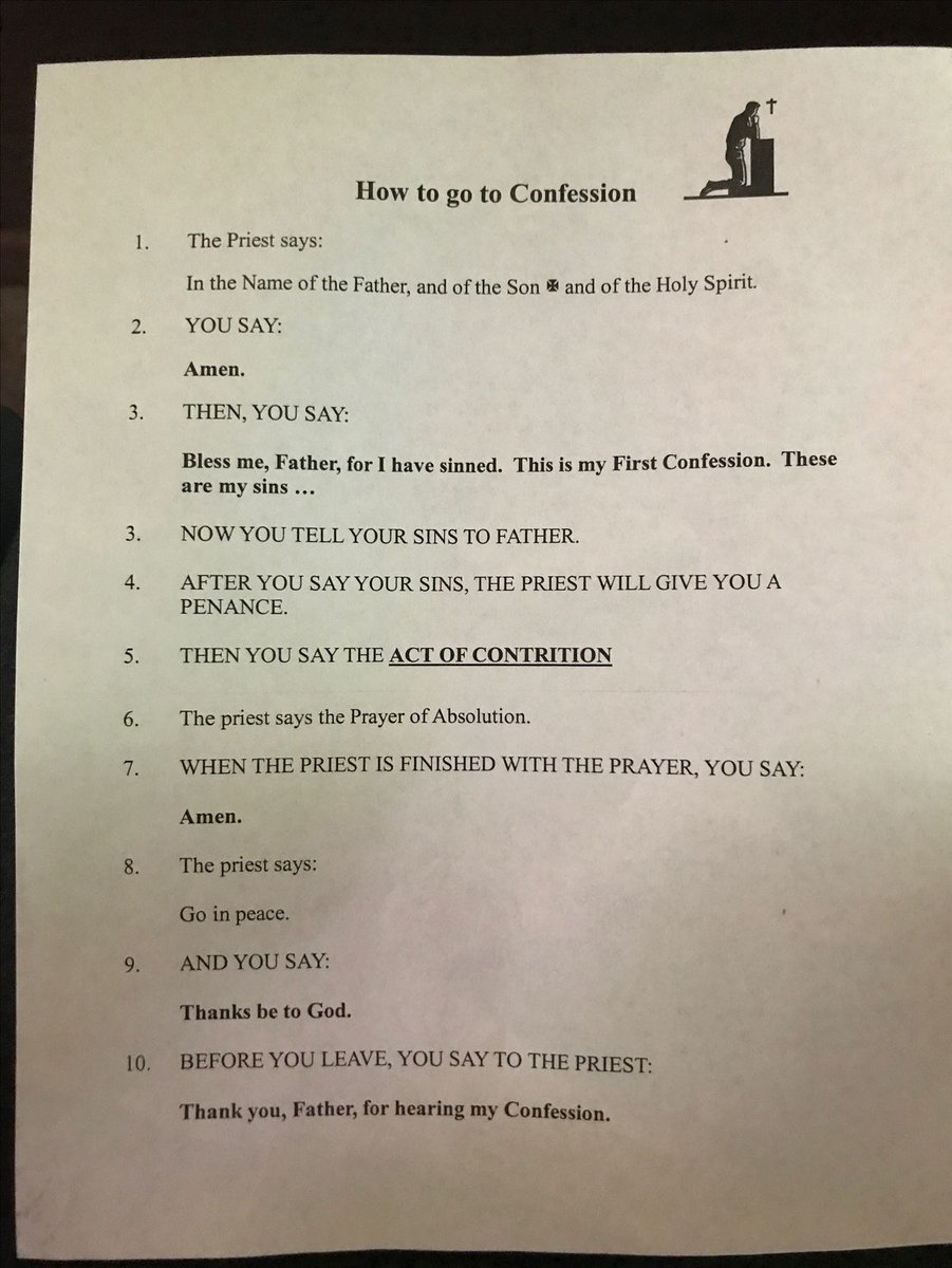 Go to confession