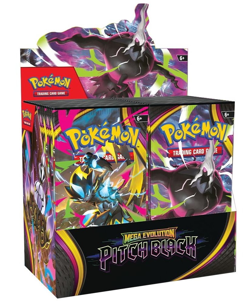 PokemonRestocks's tweet image. Pitch Black Booster Box, Booster Bundle &amp;amp; 3-Pack Blister Officially Revealed! 💫

We'll post when preorders are available!
#Pokemon #PokemonTCG