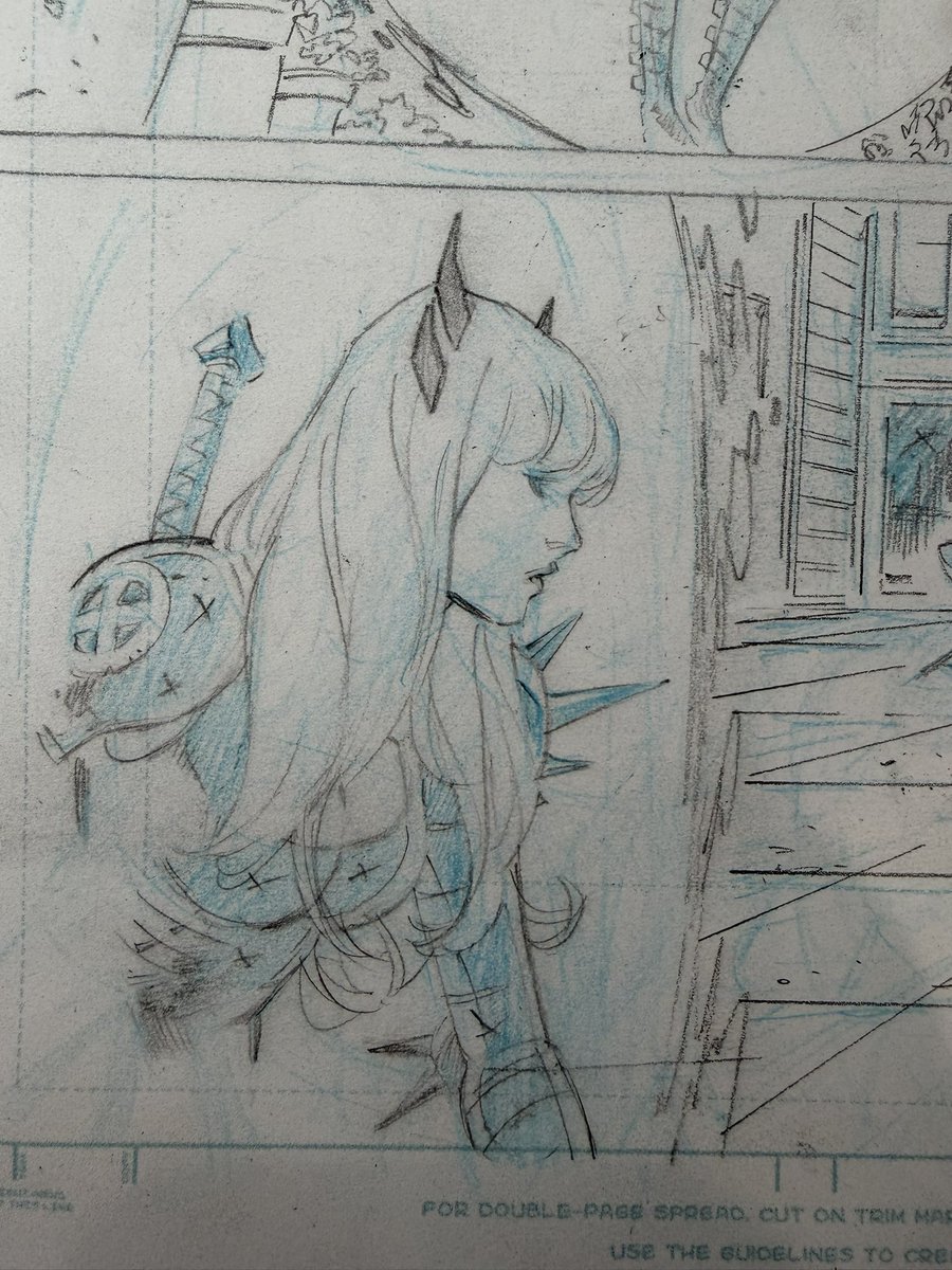TonyDanielx2's tweet image. Some #Magik to start our Thursday #Xmen pencils #Marvel interior art from issue 35 this summer
