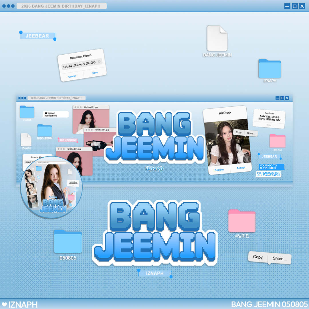 [📣] MAY LAYOUT With May marking Jeemin’s birth month, we’ve updated our ...
