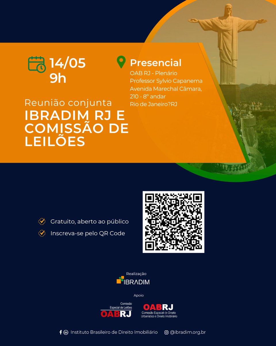 CJR_Advogados's tweet photo. Nosso sócio titular, André Luiz Junqueira, vai participar do 2ª Painel com o tema "Execução Civil e Alienação Fiduciária " no dia 14/05 às 9h.

- Inscrição: https://t.co/GlZiUW0MvN

#cjradvogados #coelhojunqueiraeroqueadvogados #ibradim #advogado #andreluizjunqueira https://t.co/KkU7L7pPzd