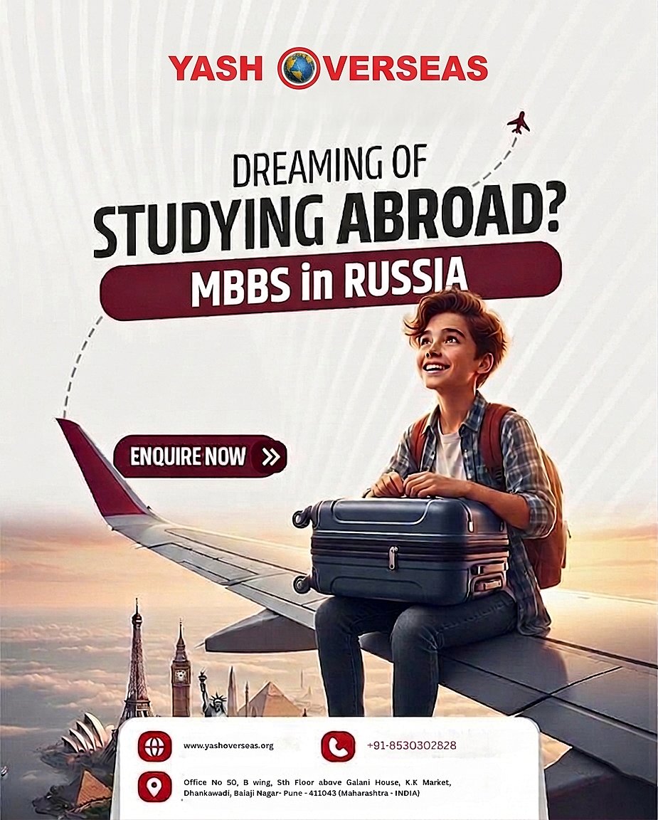 Amritaseoexpert's tweet image. Dreaming of studying abroad? ✈️🌍

Pursue your MBBS in Russia with expert guidance and affordable options. 🎓

🔹 Custom Website Design 📷x.com/vinayakinfosof…  here: vinayakinfosoft.com

#MBBSInRussia #StudyAbroad #FutureDoctor