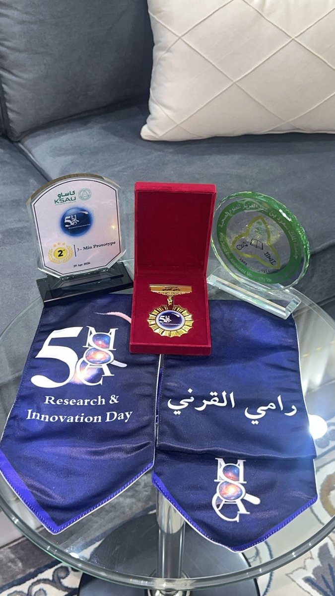 rami4sure's tweet image. الحمدلله 🤍
فكرة بدأت من تجربة… وتحولت إلى المركز الثاني 🥈 من بين 22 مشروع
RADIASAFE — حل مبتكر لرفع سلامة الأطفال في التصوير الإشعاعي وتقليل التعريض الإشعاعي

بداية الرحلة كانت فردية… والقادم بإذن الله أكبر 
#Radiology #Innovation #PatientSafety #RADIASAFE