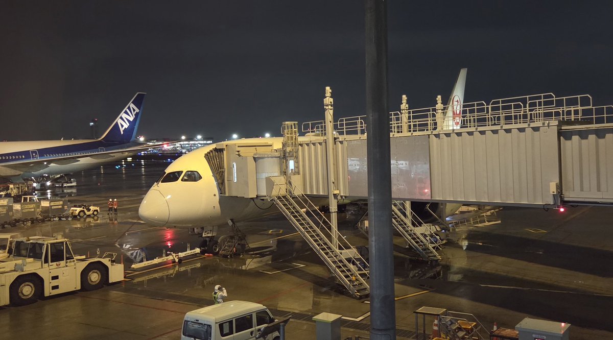 JgcYou's tweet photo. 2026.4.30
JL332 FUK→HND
B787-8(JA847J)
福岡からは今日も最終便で帰着✈️GW序盤のためか、最終便のわりには珍しく空いていました💺クラスJでゆったり帰ります～ https://t.co/o7AxdneCQs