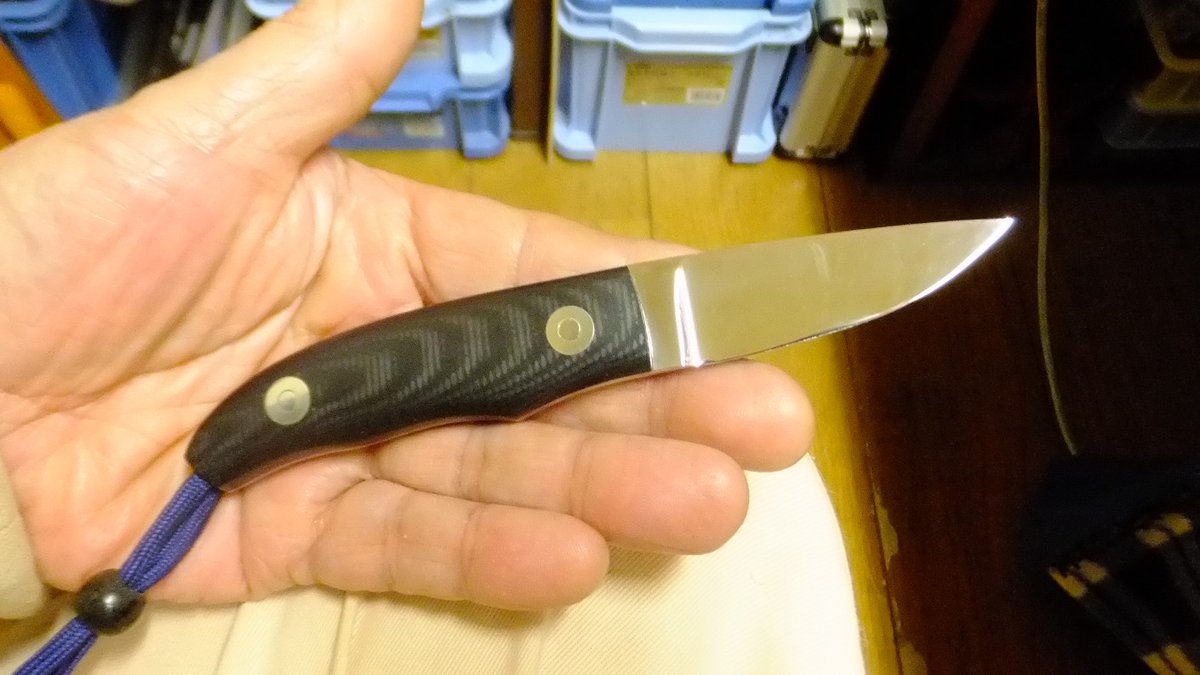 Tulugaq2's tweet photo. G10のハンドルは実は初めて
熱処理前にハンドルをある程度成形しておいて良かった https://t.co/WhIwtSPzas