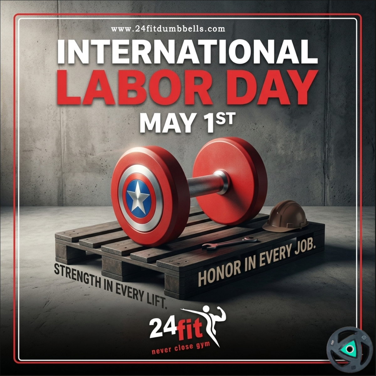 24fitdumbbells's tweet photo. International Labour Day

#LaborDay #InternationalWorkersDay #MayDay #WorkersDay #1stMay #HonorTheWorker #LaborIsStrength #WorkForce #FitnessMotivation #24fit #24fitdumbbells #alwaysfirst #alwaysfirstindia #paragsports #dumbbells #workout #gymworkout #gymequipments https://t.co/ORFvVABj75