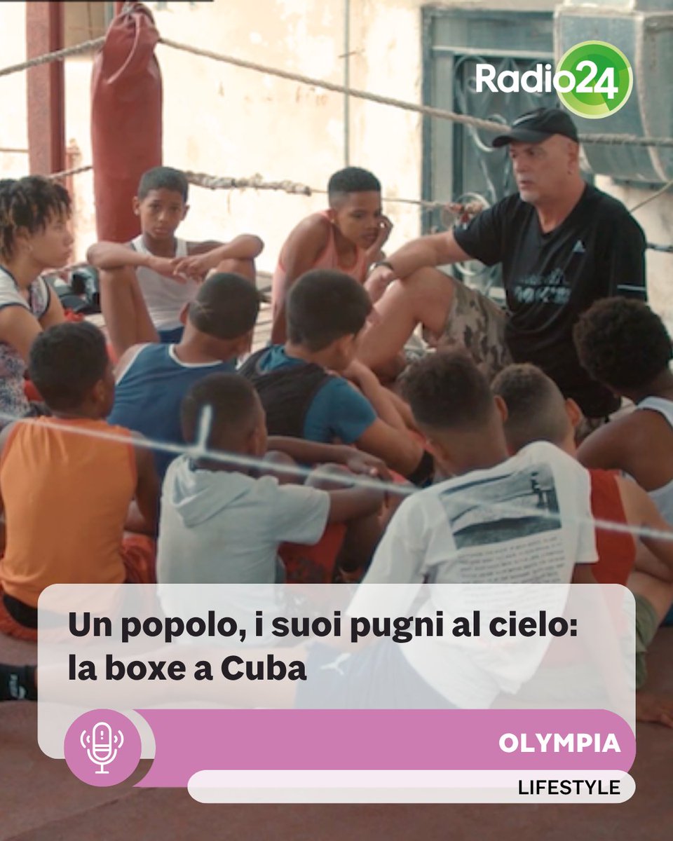 Radio24_news's tweet image. Orgoglio, dignità e pugni al cielo: a #Olympia raccontiamo la boxe a Cuba con Samuel Fabbri, fondatore di una palestra sociale all'Avana. Un'intervista "difficile" via WhatsApp che supera i confini dell'embargo per parlarci di sogni e resistenza sul ring
🎧tinyurl.com/bduhx32b