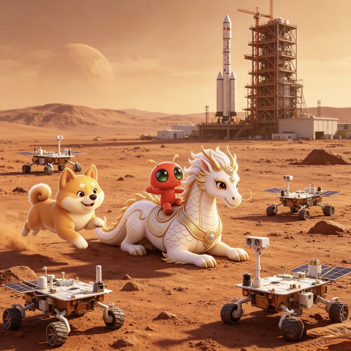 DogshitCham's tweet image. 火星基地已就位，星际探索者集合！
在欧易星球，我们不只是交易，更是一群奔赴未来的同路人。
当$DOGSHIT的柴犬与龙马登陆火星，每一步都是生态崛起的见证。
加入欧易星球，和志同道合的伙伴一起，把每一份热爱，都变成驶向星辰大海的燃料！
#DOGSHIT #OKX #BNB #NFT
