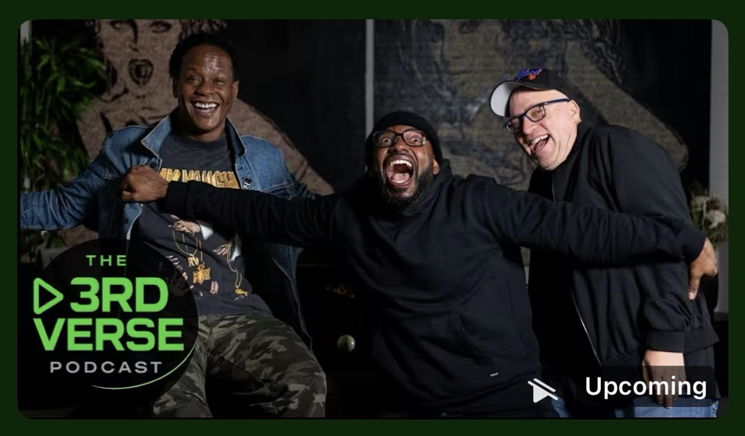 3rdVersepodcast's tweet image. THE 3RD VERSE MORNING SHOW WILL BE LIVE TODAY @ 7AM PST!!!

TUNE IN &amp;amp; JOIN THE CHAT!!!

LINK IN STORY &amp;amp; BIO🔗

#3rdVerse #Podcast #LIVE #3rdVerseThursdays #TheCompanyMan #StatQuo #DJMormile